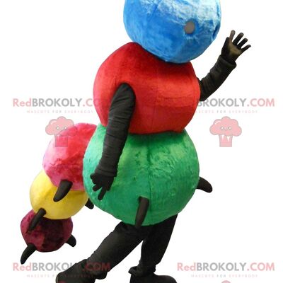 Multicolored caterpillar REDBROKOLY mascot , REDBROKO__0173