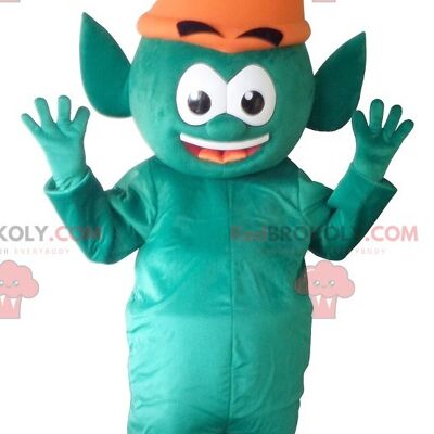 Giant elf green elf REDBROKOLY mascot , REDBROKO__0202