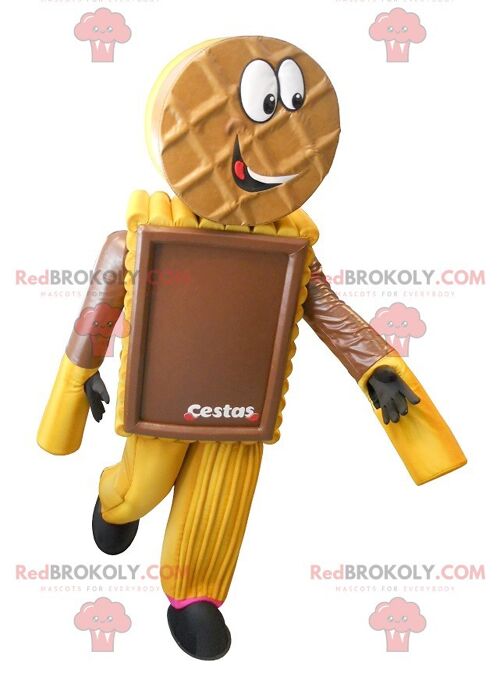 Chocolate cookie cake REDBROKOLY mascot , REDBROKO__0206