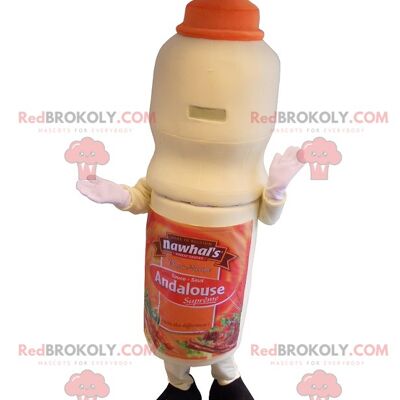 REDBROKOLY mascot large pot of sauce for snack , REDBROKO__0209