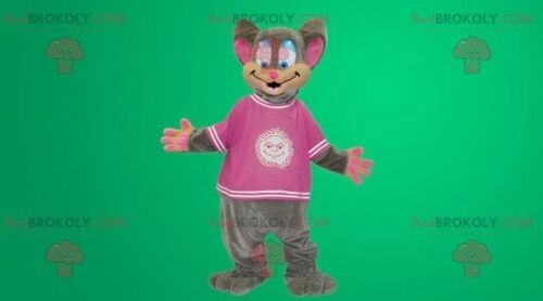 Gray and pink mouse costume , REDBROKO__0275