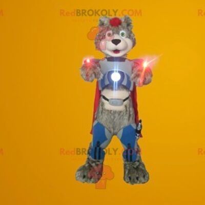 Cyborg Teddy Bear REDBROKOLY mascotte , REDBROKO__0276