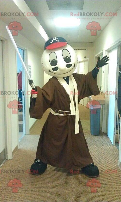 Baseball REDBROKOLY mascot dressed in star wars , REDBROKO__0352