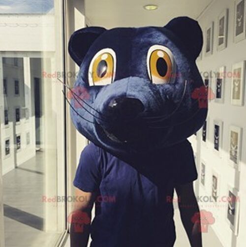 Girondins de Bordeaux blue bear head REDBROKOLY mascot , REDBROKO__0470