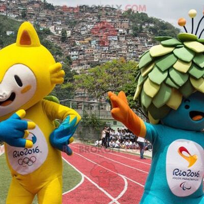 2 mascotas REDBROKOLY de los Juegos Olímpicos de Río 2016, REDBROKO__0487