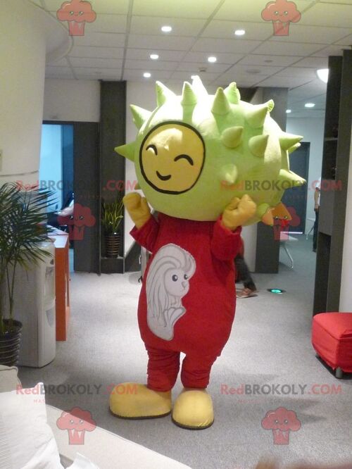 Chestnut bug horned melon REDBROKOLY mascot , REDBROKO__0772