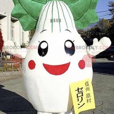 Giant leek onion turnip REDBROKOLY mascot , REDBROKO__0932