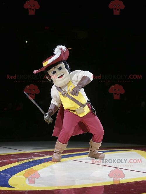 Musketeer REDBROKOLY mascot , REDBROKO__0977