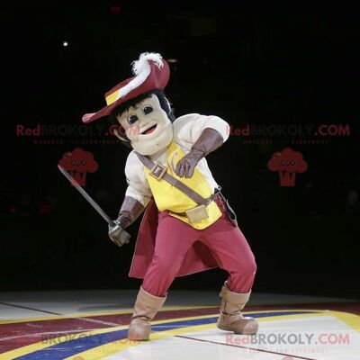 Musketeer REDBROKOLY mascot , REDBROKO__0977