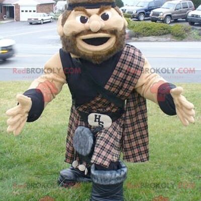 Irish Scottish REDBROKOLY mascot , REDBROKO__01009