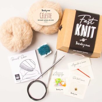 Fast Knit Bonnet Eben sable/canard 1