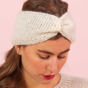 Fast Knit Head-band Musa pourpre 2