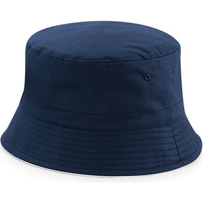 Sombrero De Pescador Azul Marino Blanco