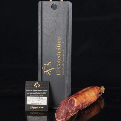 Lonza iberica di ghianda 100% razza iberica (in scatola di legno) - Pezzi da 0,600 kg ca.