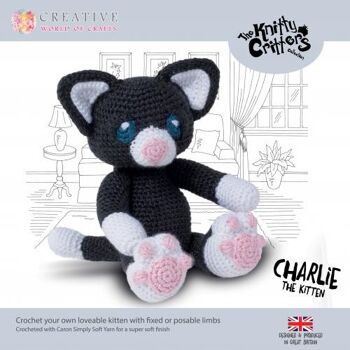 Kit de crochet Charlie le chaton 2
