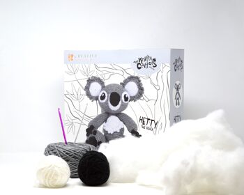 Kit de crochet Hetty le koala 3