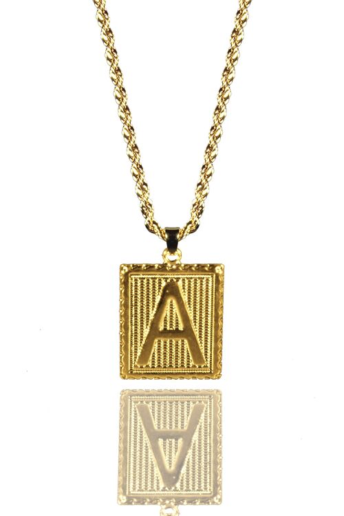 GOLDEN  L E T T E R S CHAIN - LetterGolden "O"