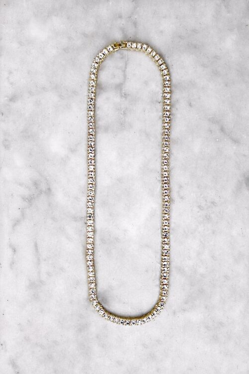 Gold Tennis Chain - 20 inch