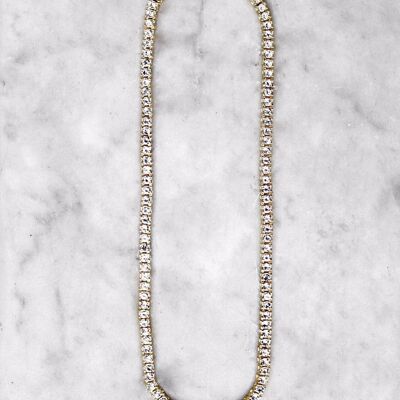 Gold Tennis Chain - 18inch