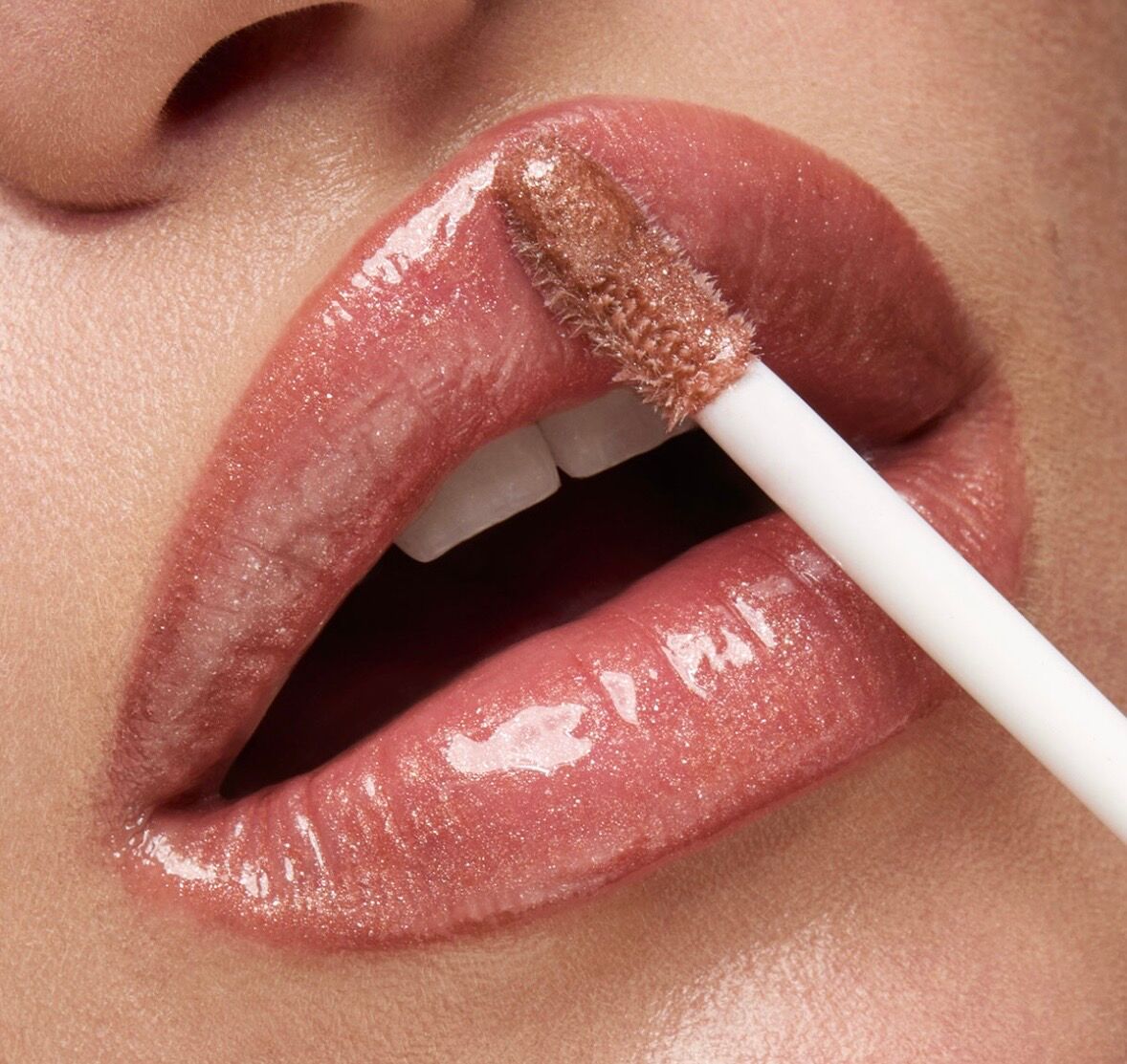Lychee Shiny Glitter Lip Gloss