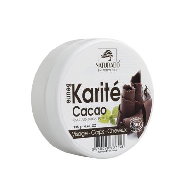 Cacao de karité 135 g Nota de chocolate gourmet ecológico Ecocert