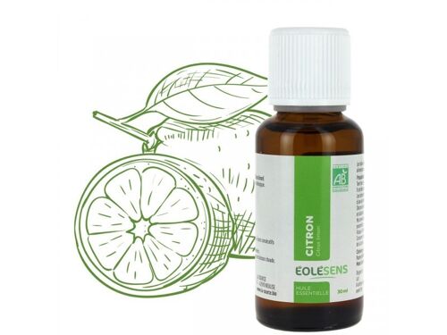 Huile essentielle bio citron - 30 ml