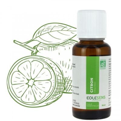 Lemon organic essential oil - 30 ml