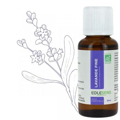 Fine lavender organic essential oil - 30ml