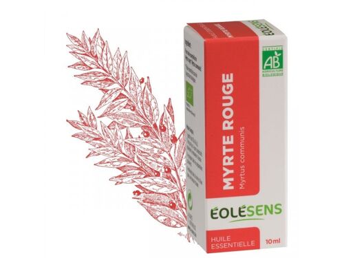 Huile essentielle bio myrte rouge