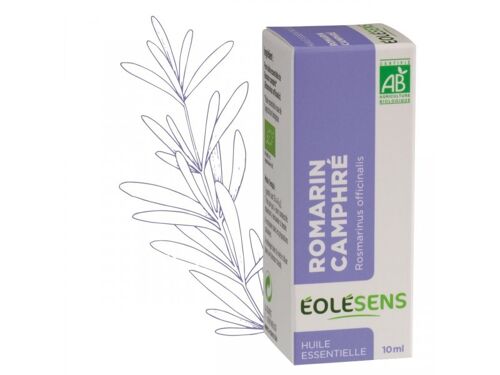 Huile essentielle bio romarin camphré