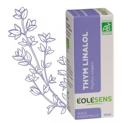 Aceite esencial de linalool de tomillo orgánico