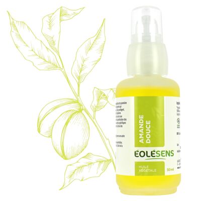 Aceite vegetal ecológico de almendras dulces