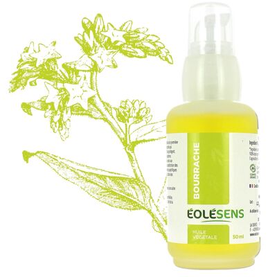 Aceite vegetal ecológico de borraja