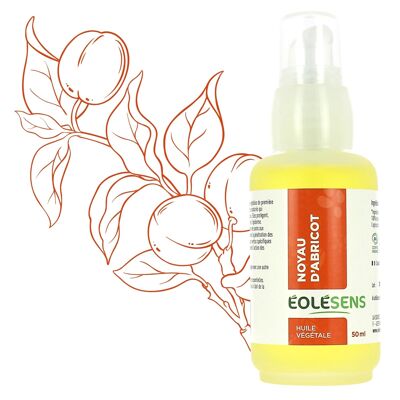Olio vegetale di nocciolo di albicocca biologico
