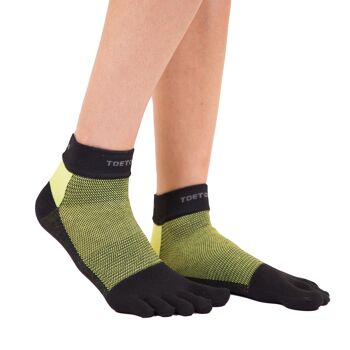 Chaussettes TOETOE® Outdoor Unisexe Liner Trainer Toe - Vert 4