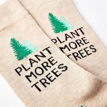 Chaussettes unisexe Plant More Trees 2