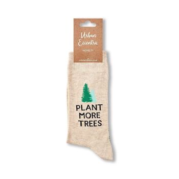 Chaussettes unisexe Plant More Trees 3