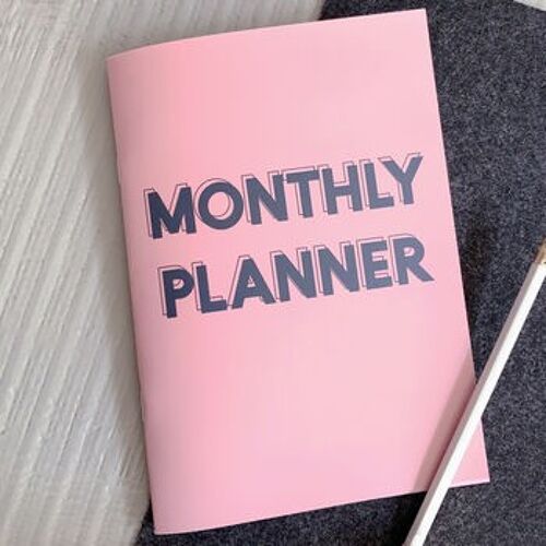 Undated Monthly Planner