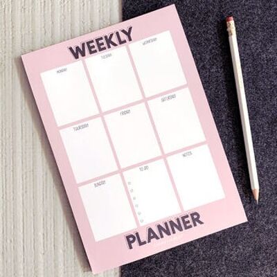 Bloc planificador semanal