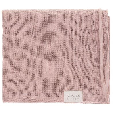 Linen blanket calma powder pink