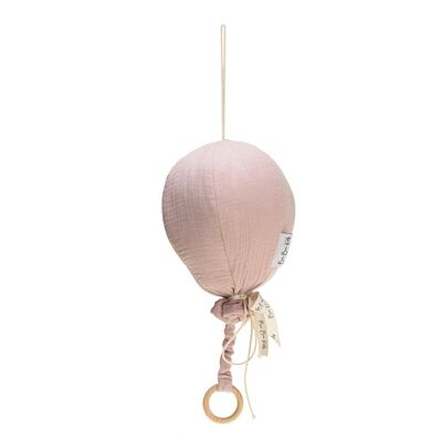 BOITE A MUSIQUE BALOON ROSE POUDRE