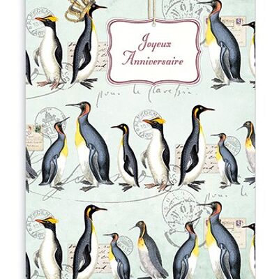 Joyeux Anniversaire - Pingouins (SKU: 6727FR)