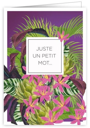 Juste un petit mot (SKU : 0452FR)