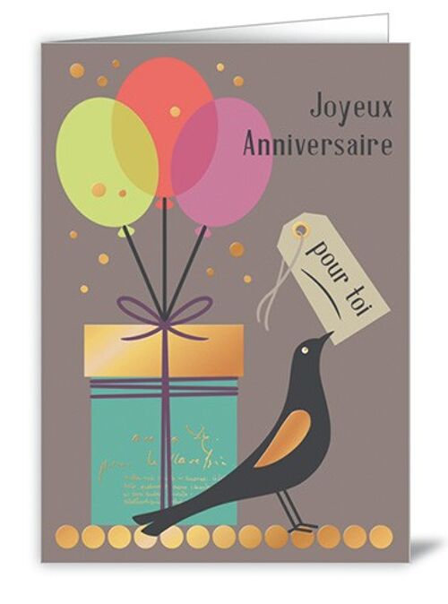 Joyeux anniversaire (SKU: 6300FR)