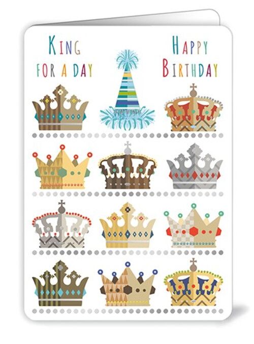 King for a day - Happy Birthday (SKU: 5247)