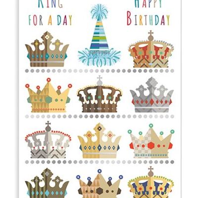 King for a day - Happy Birthday (SKU: 5247)