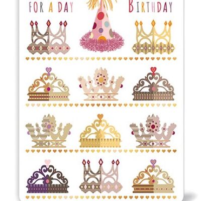 Queen for a day - Happy Birthday (SKU: 5248)