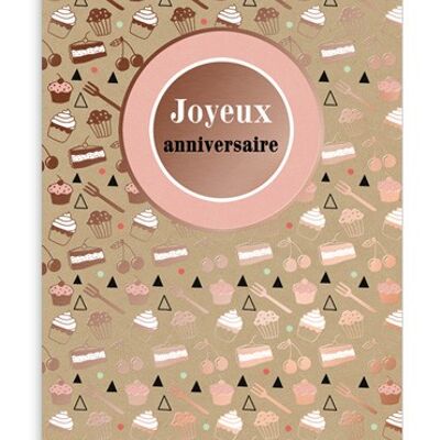 Joyeux anniversaire (SKU: 6808FR)