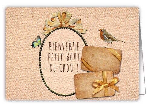 Bienvenue petit bout de chou! (SKU: ET0920FR)