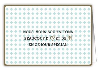 Nous vous souhaitons beaucoup d' ♥ et... (SKU: ET0934FR)